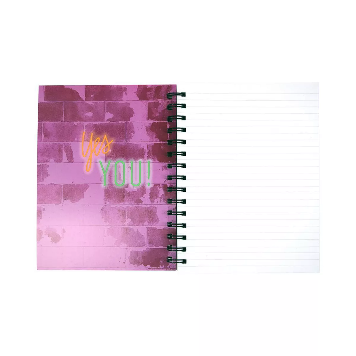 Lined Journal Neon Sign Spiralbound Hello Fabulous - Top Flight