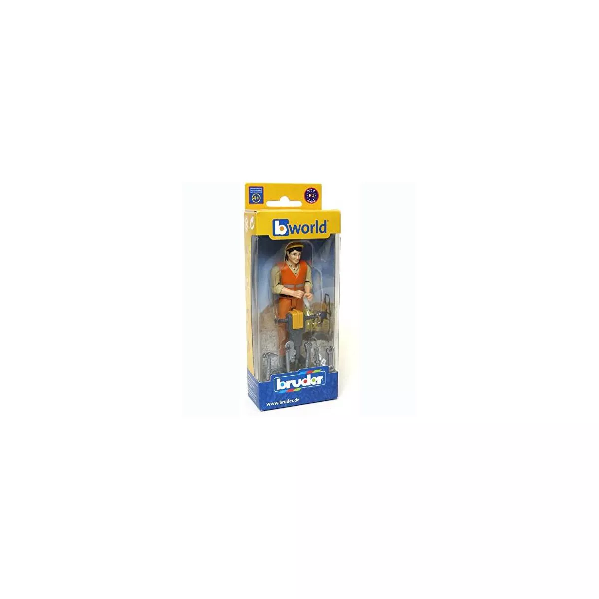 Bruder Construction Worker with Tools and Accessories