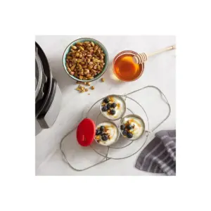 Instant Pot Set of 3 Stainless Steel Small Cups with Lids