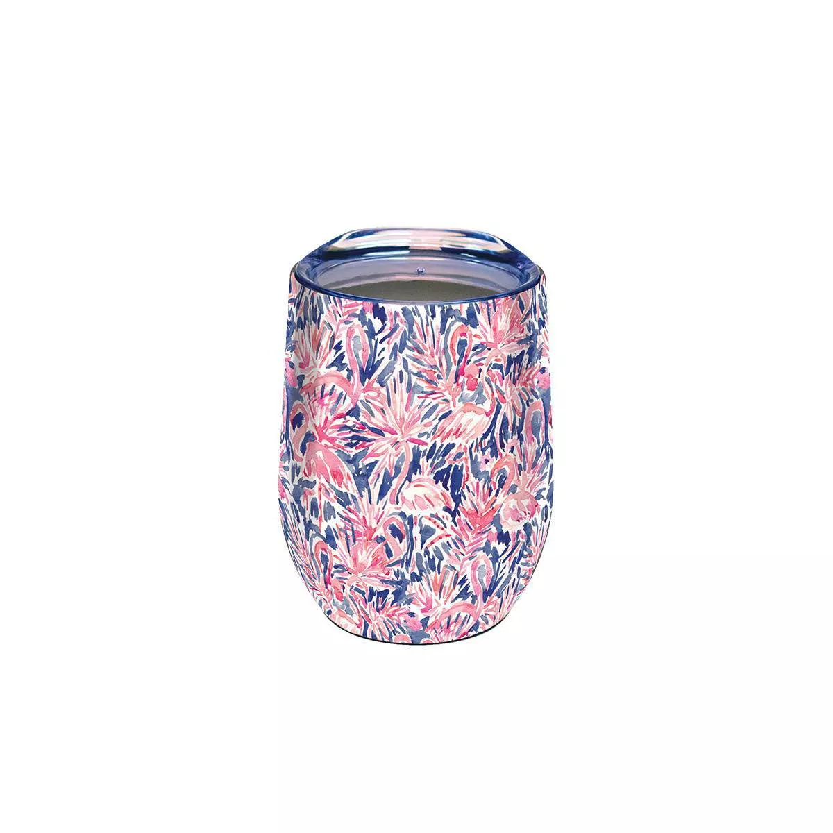 Artisan Stainless Steel Wine Tumbler - Flamingo