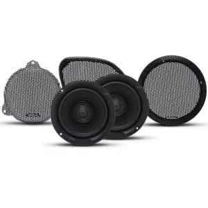Rockford Fosgate TMS65 Power Harley Davidson 6.5 inch Full Range Motorcycle Speakers (4 Pack)