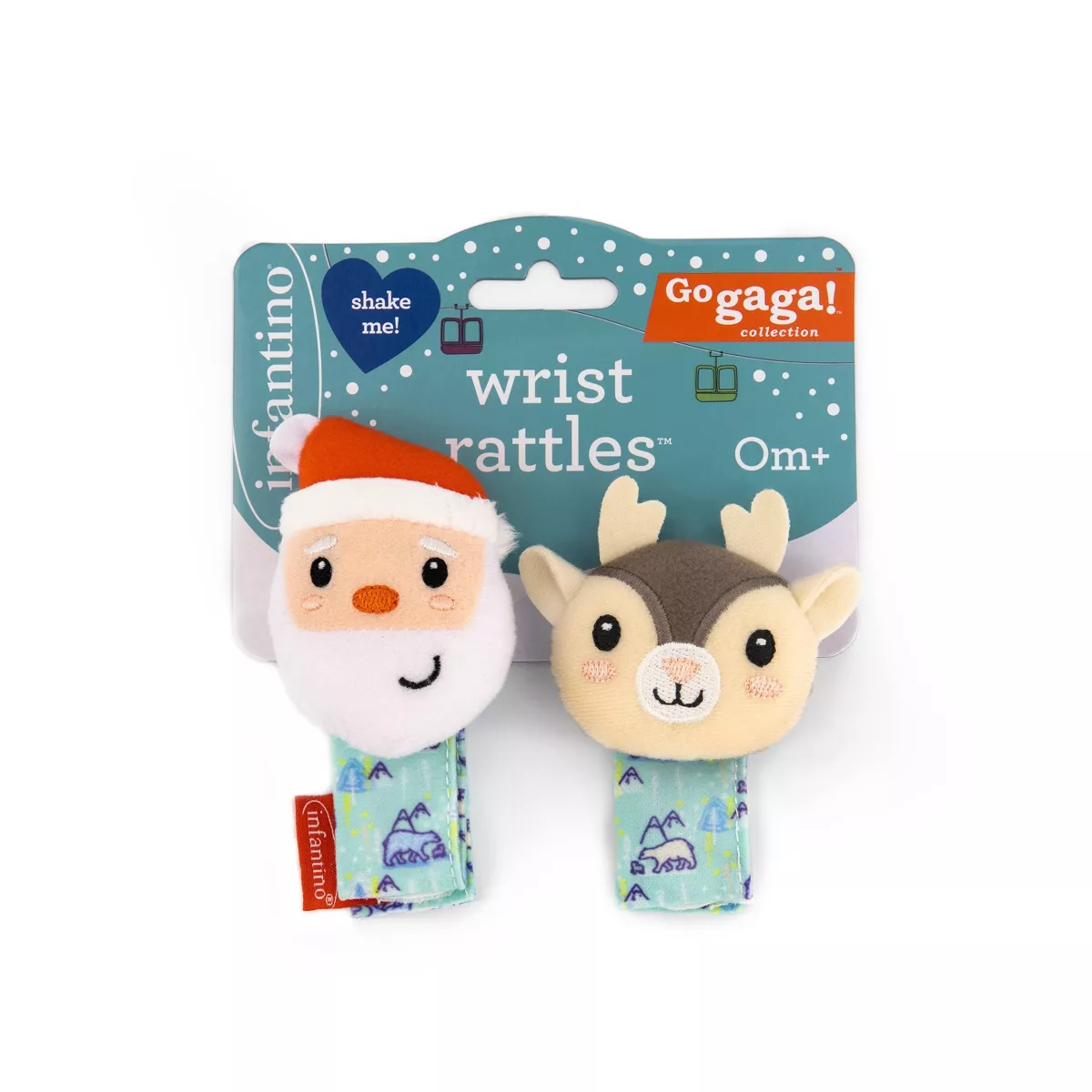 Infantino Go gaga! Holiday Wrist Rattles