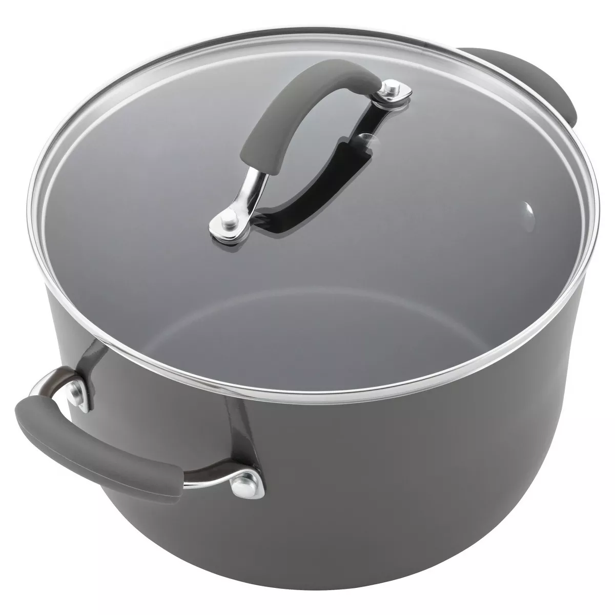 Rachael Ray 12pc Sea Salt Cucina Cookware Set Gray