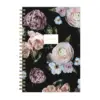 160 sheet No Rule 1 Subject Spiral Notebook Hard Cover Midnight Musk - Cupcakes and Cashmere