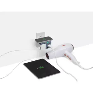Travel Smart by Conair All-in-One Adapter with Phone Charging Station