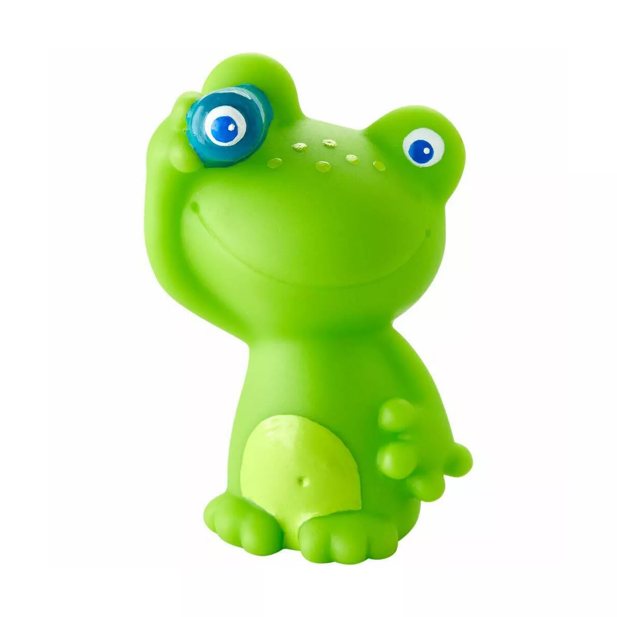 HABA Bath Boat Frog Ahoy with Removable Froggie Finger Puppet - Great for Bath or Pool