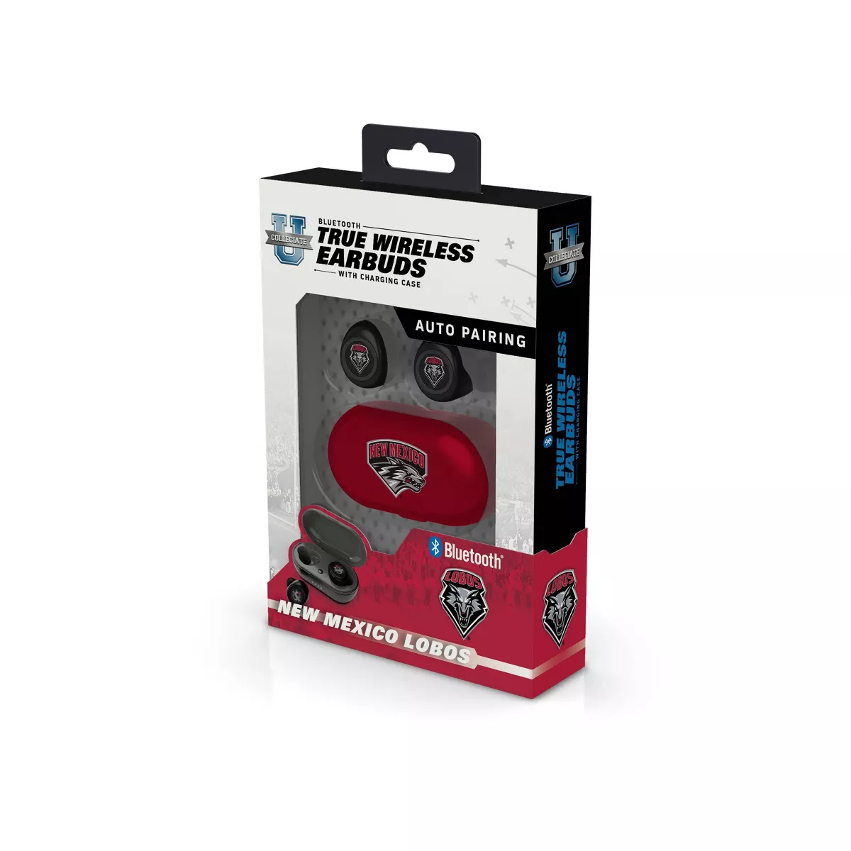 NCAA New Mexico Lobos True Wireless Bluetooth Earbuds