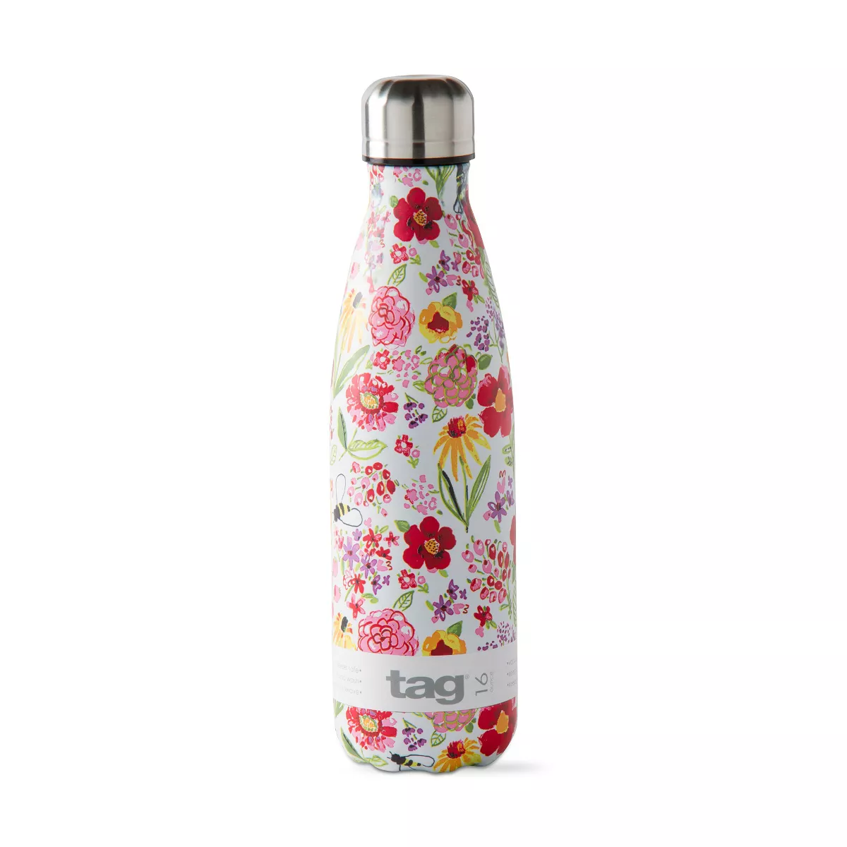 TAG Fresh Flowers 16Oz Stainless Steel Bottle