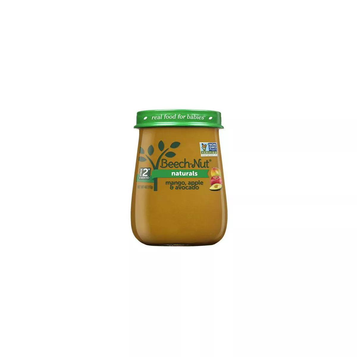 Beech-Nut Naturals Mango, Apple & Avocado Baby Food Jar - 4oz