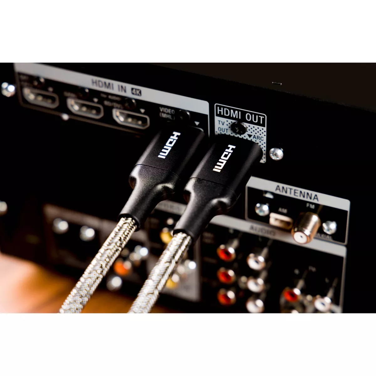 Philips 4' Elite Premium High-Speed HDMI Cable with Ethernet, 4K@60Hz - Braided