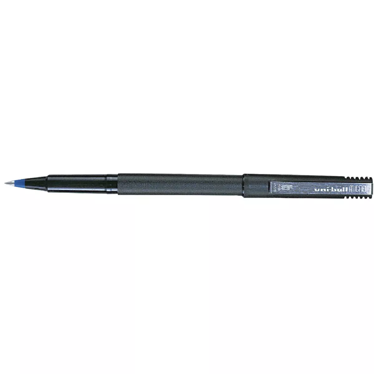 uni-ball Roller Ball Stick Pens, 0.7 mm Fine Tip, Blue, pk of 12