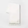 Knotted Fringe Throw Blanket White - Hearth & Hand™ with Magnolia