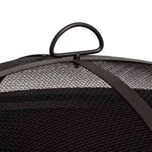 John Timberland Black Iron Outdoor Fire Pit Round 24