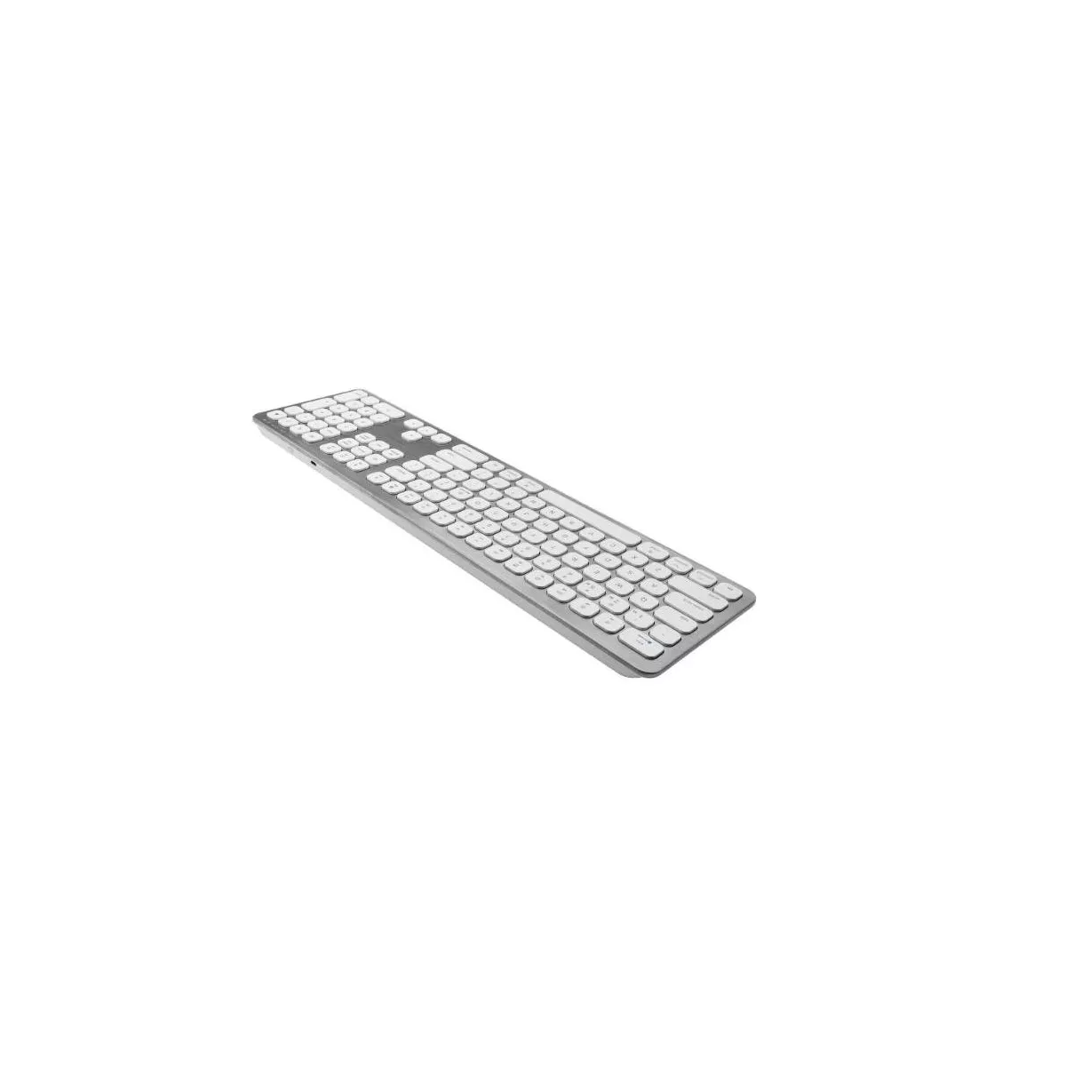Macally Wireless 3 Devices Bluetooth Rechargeable Aluminum Full Keyboard