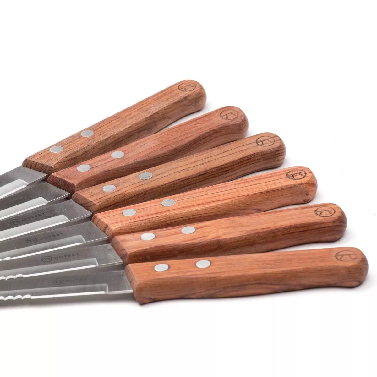 6pc Rosewood Steak Knives Set - Outset