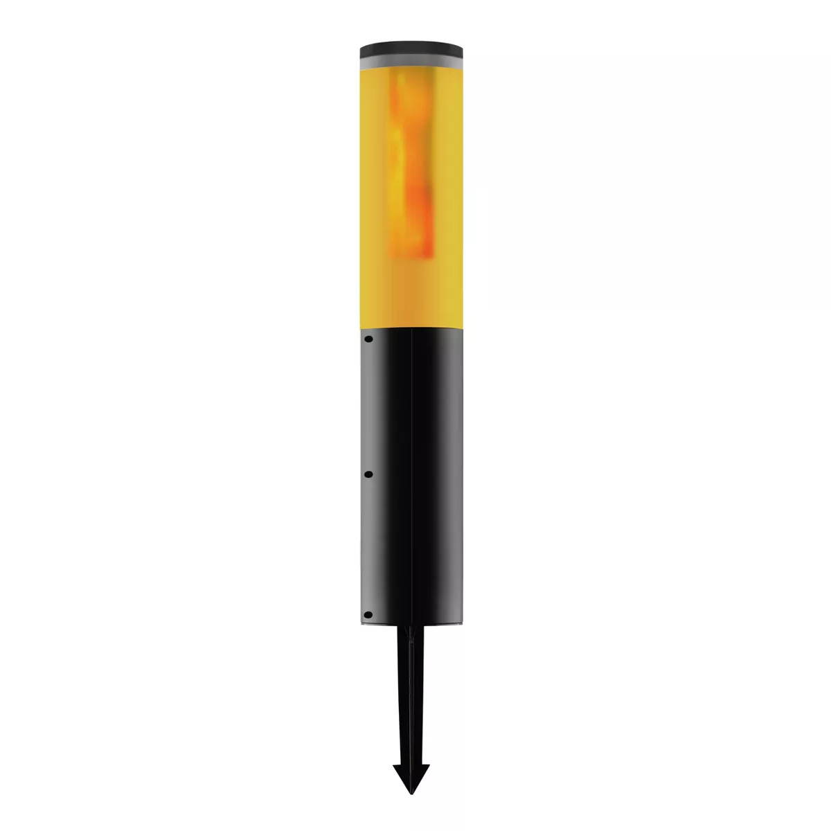Outdoor LED Flame/Still Garden Light Yellow - Techko Maid