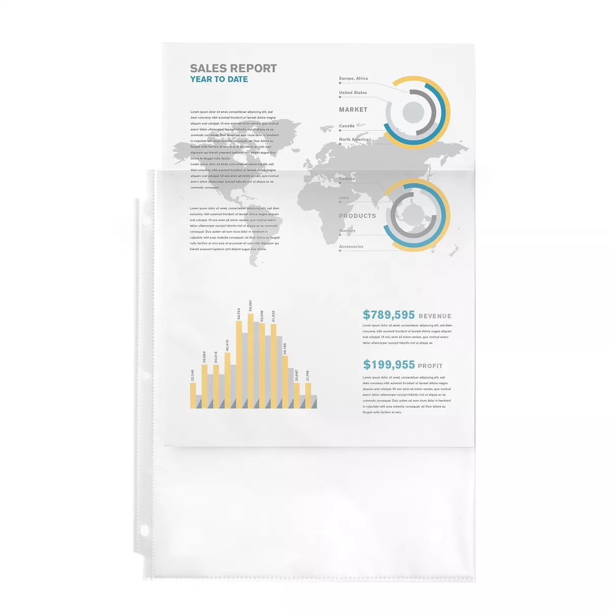 Avery Top-Load Recycled Polypropylene Sheet Protector Semi-Clear 100/Box 75537