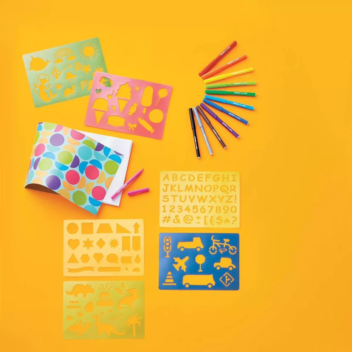 20pc Super Sketches Stencil Set - Mondo Llama™