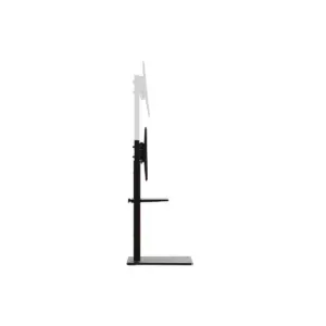 Monoprice TV Mount and Stand - Brown, With Shelf for Displays 37in to 70in, Max Weight 88lbs., VESA Patterns up to 600x400 - Commercial Series