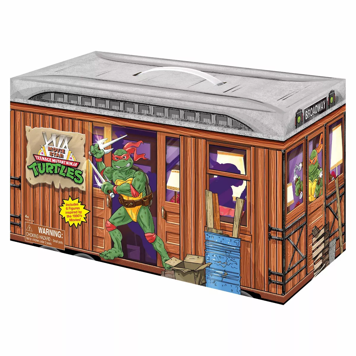 Teenage Mutant Ninja Turtles Movie Star Action Figure Set - 6 Pack
