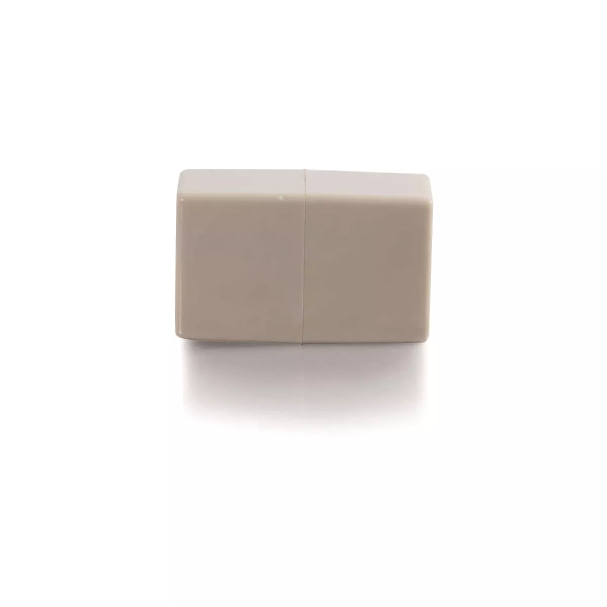 C2G RJ45 8-pin Modular Straight-Through Inline Coupler - 1 x RJ-45 Female - 1 x RJ-45 Female - Ivory