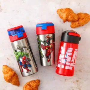 Marvel 18oz Plastic Flex Sip Water Bottle - Zak Designs