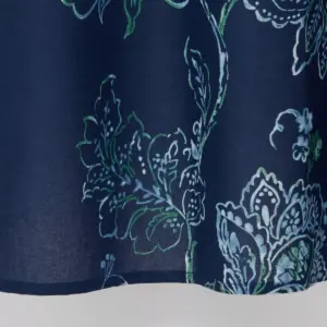 Placement Floral Shower Curtain Navy Blue - Threshold™