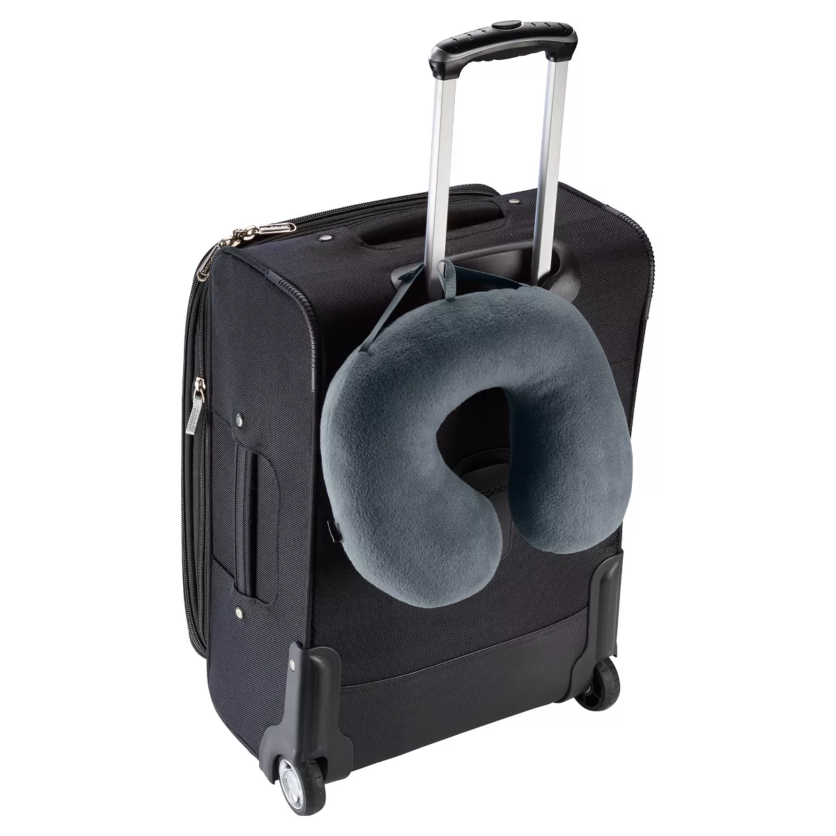 Lewis N. Clark Comfort Neck Travel Pillow - Gray