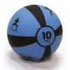 Prism Fitness 400-150-004 10 Pound Weighted Fitness Smart Medicine Ball for Pilates, Yoga, Strength Training, Blue