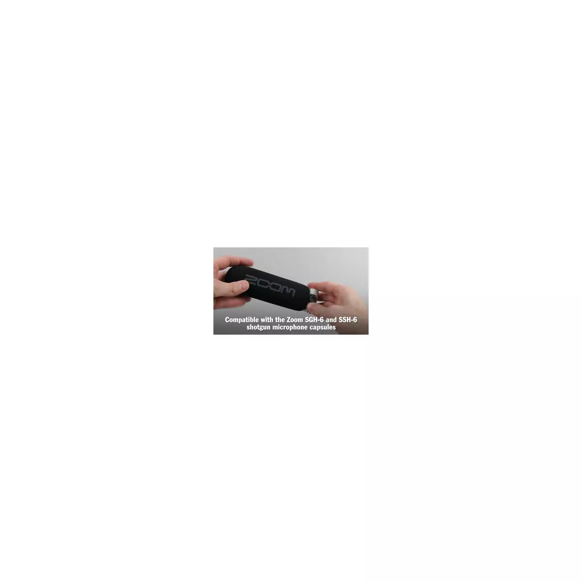 Zoom WSS-6 Foam Windscreen For SGH-6 and SSH-6 Shotgun Microphones, Reduce Wind Noise.