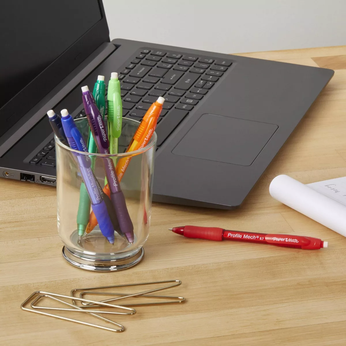 Paper Mate 8pk Profile Comfort Grip #2 Mechanical Pencils
