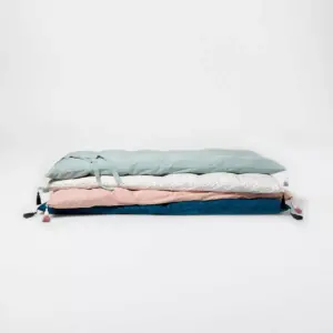 Twin Decorative Solid Chaise Lounge Pillow Blue - Opalhouse™