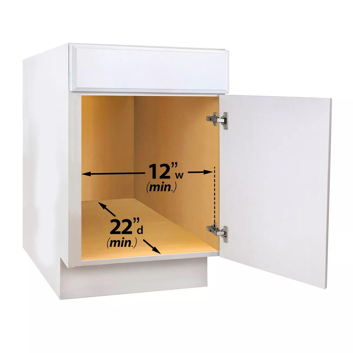 Lynk Professional Select Slide Out Wood Cabinet Organizer - Pull Out Under Cabinet Sliding Wood Shelf - 11