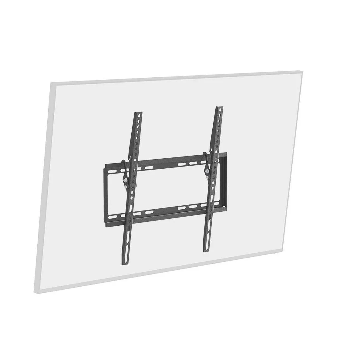 Monoprice Tilt TV Wall Mount for TVs 32in to 55in, Min Extension 0.81in, Max Weight 77 lbs, VESA Patterns up to 400x400 - SlimSelect Series