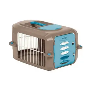 Suncast Personalizable Deluxe Small Animal Carrier for Pets up to 11.5