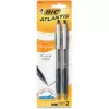 Bic Retractable Ballpoint Pen,Refillable,Medium Point,2/PK,Black VCGP21BK