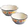 Gibson Home 16oz 2pk Stoneware Luxembourg Bowls