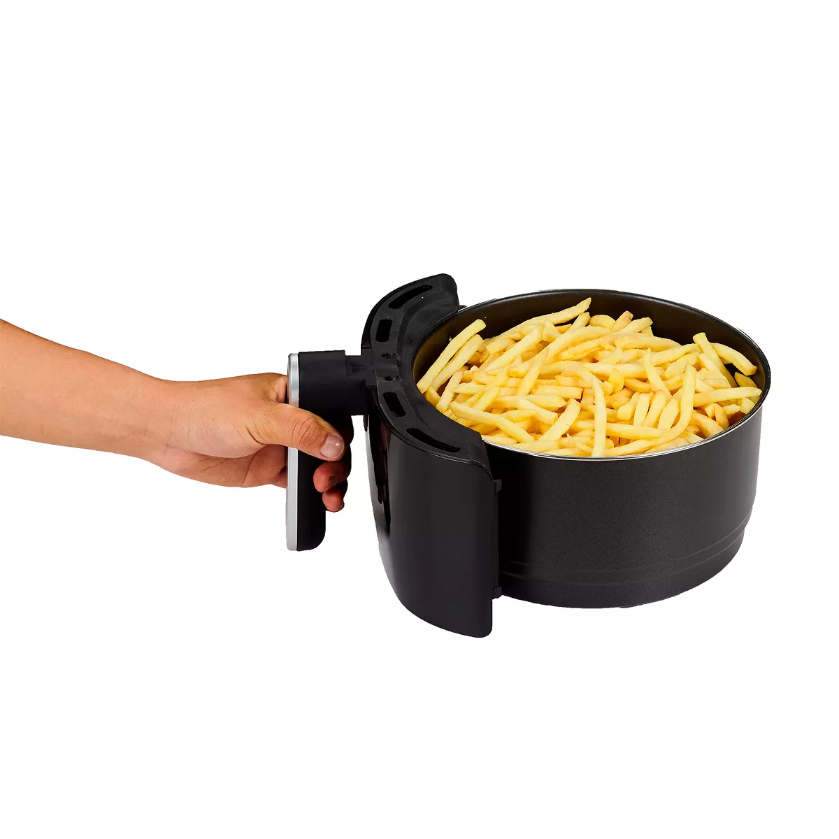 GoWISE USA GW22821-S 1500 Watt 5 Quart Digital Touchscreen Countertop Air Fryer with 8 Preset, Black