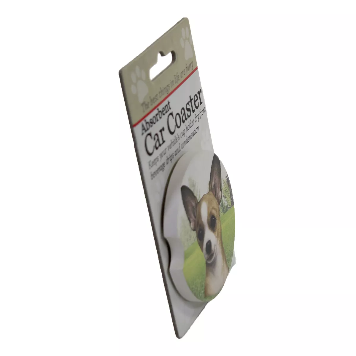 Car Coaster 2.5" Chihuahua Car Coaster Absorbant E & S Pet - Coasters