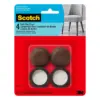 Scotch Felt Pad Cups Brown