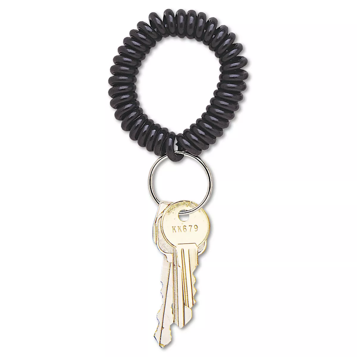 SteelMaster Wrist Coil with Key Ring Black 201450004