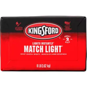 Kingsford Match Light Instant Charcoal Briquettes, BBQ Charcoal for Grilling - 8lbs