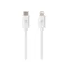 Monoprice Apple MFi Certified Lightning to USB Type-C and Sync Cable - 3 Feet - White | Compatible with iPod, iPhone, iPad with Lightning Connector