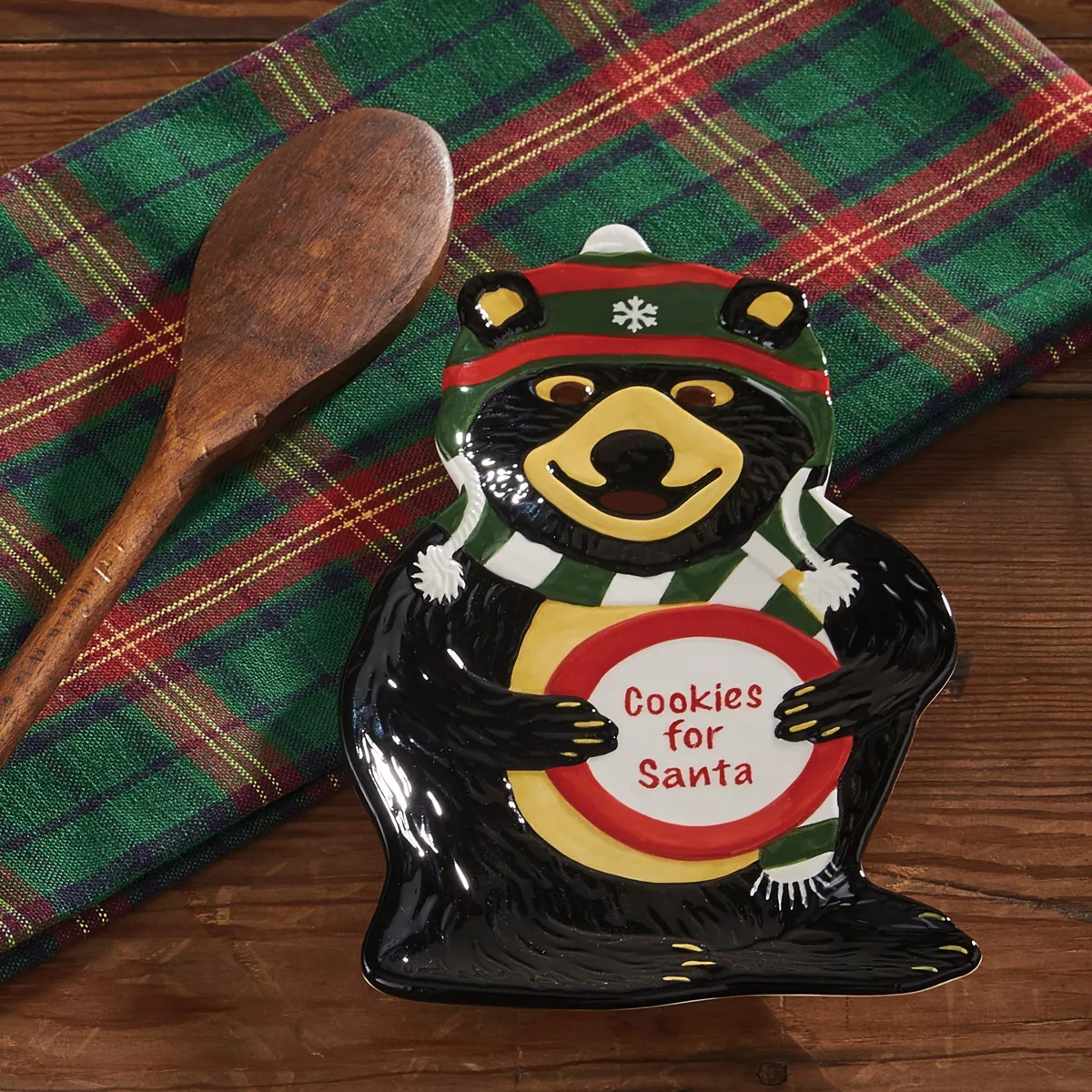 Park Designs Hometown Holiday Spoon Rest - Black