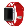 NCAA Nebraska Huskers Silicone Apple Watch Band 38mm - Red