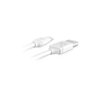 Qmadix - Apple Lightning Cable 4ft - White