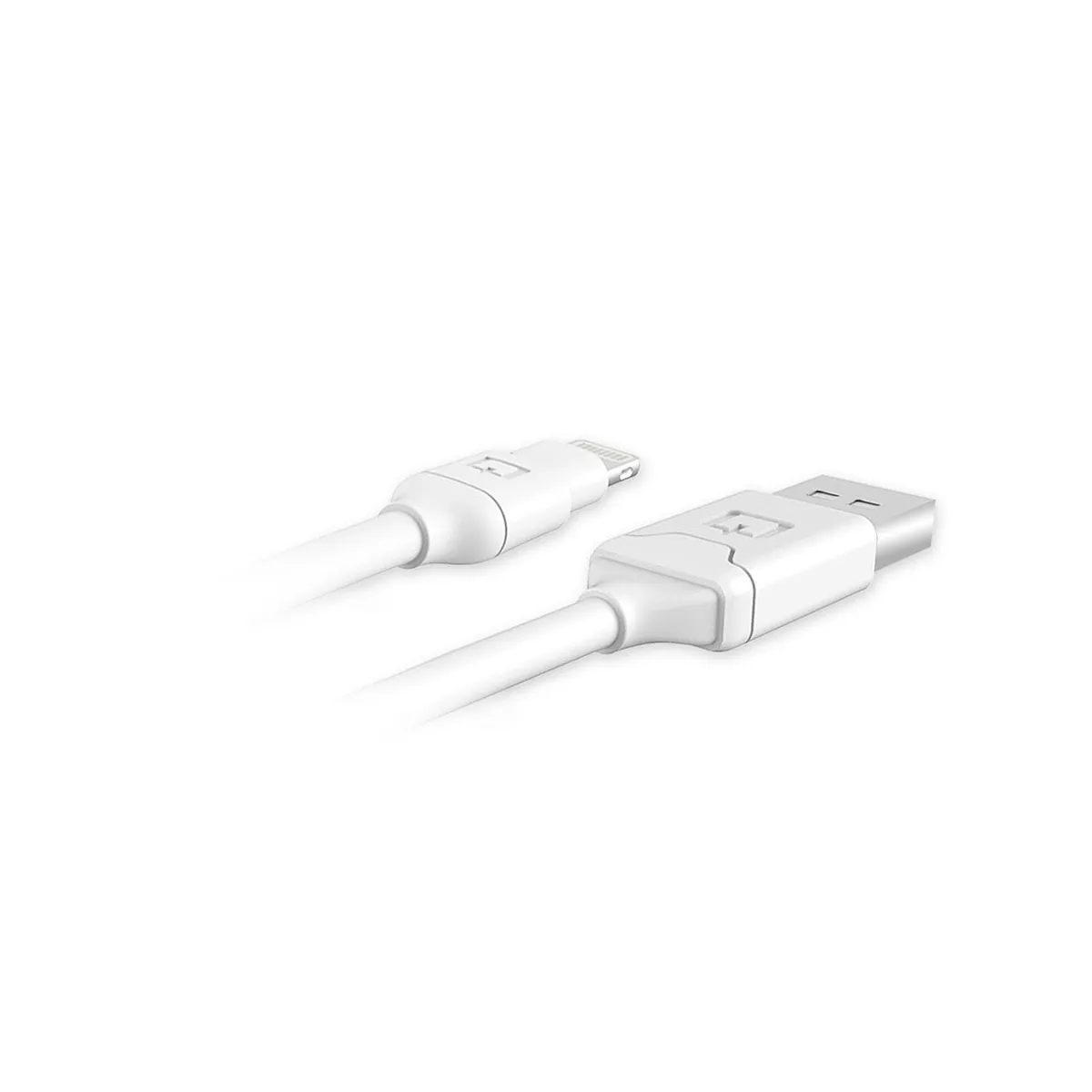 Qmadix - Apple Lightning Cable 4ft - White