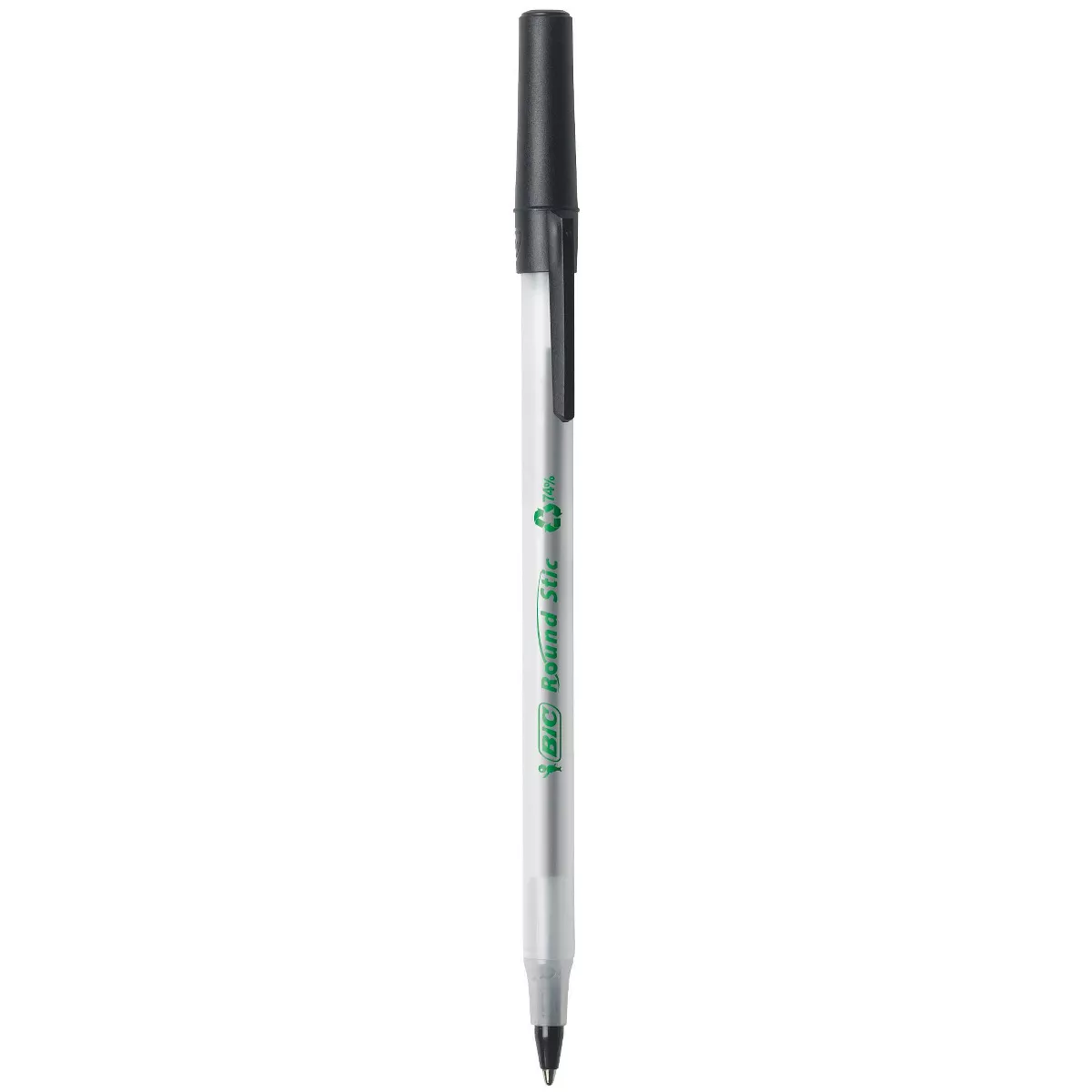 BiC 10pk Ballpoint Pens ReVolution Stic Black Ink