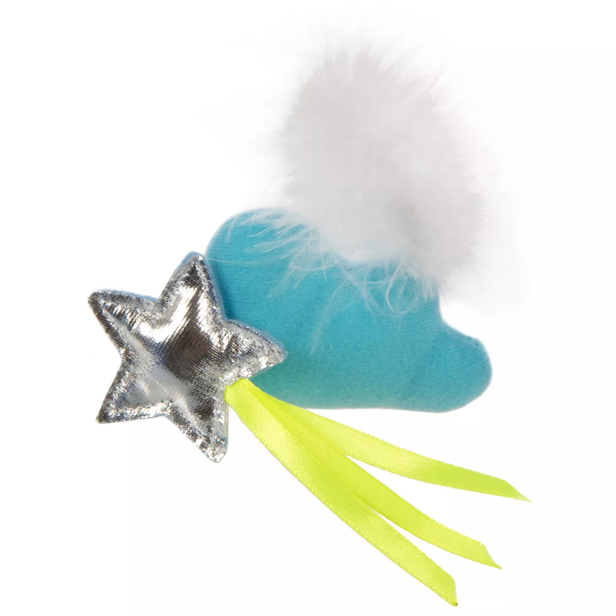 SmartyKat Twinkle Time Cloud & Star Electronic Light Up Plush Cat Toy - 2pk