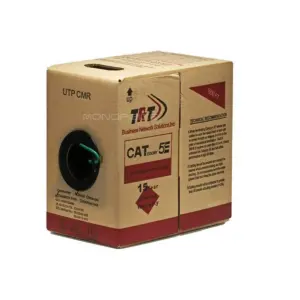 Monoprice Cat5e Ethernet Bulk Cable - 1000 Feet - Green | Network Internet Cord - Solid, 350Mhz, UTP, CMR, Riser Rated, Pure Bare Copper Wire, 24AWG